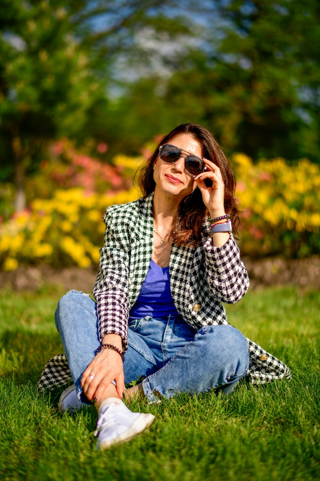 Studio portrait of a Latin American female lifestyle columnist in her 30s