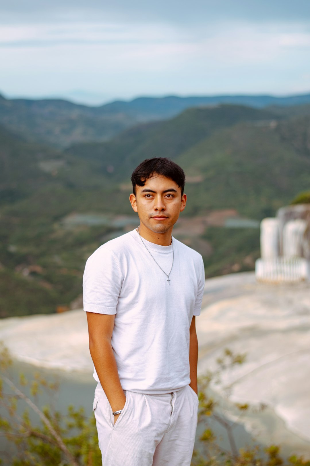 Studio portrait of a Latin American male editor in chief in his 40s