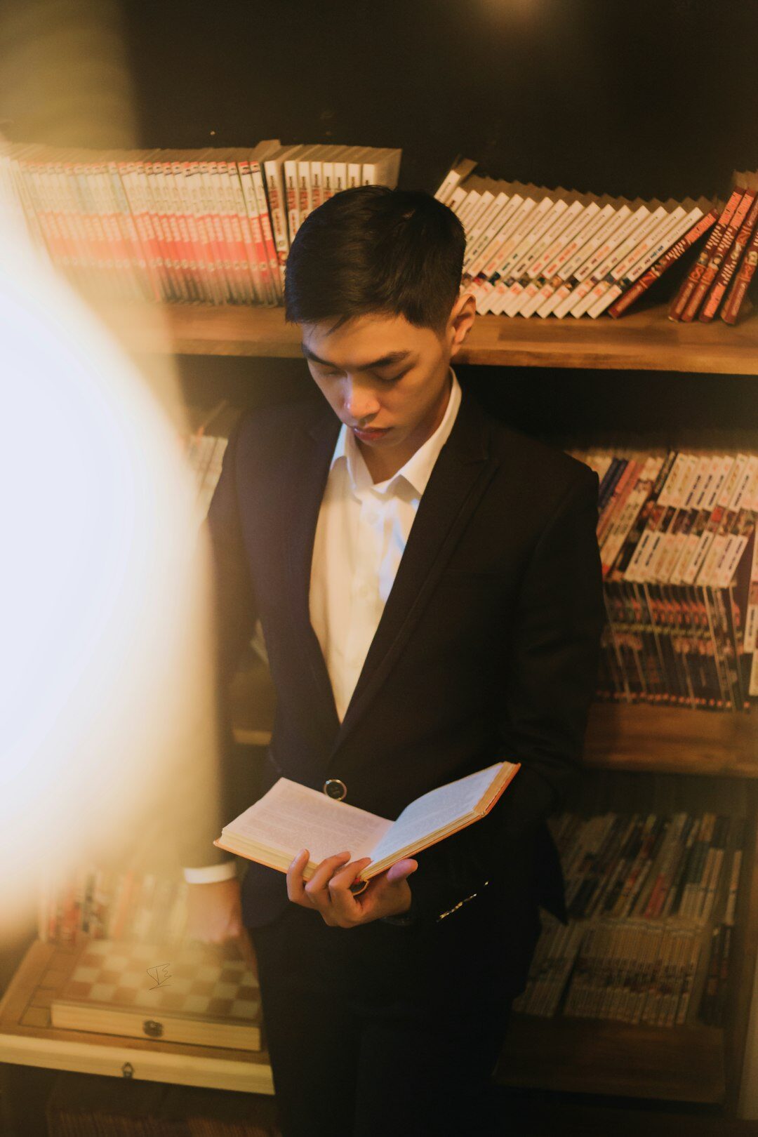 lawyer reviewing documents