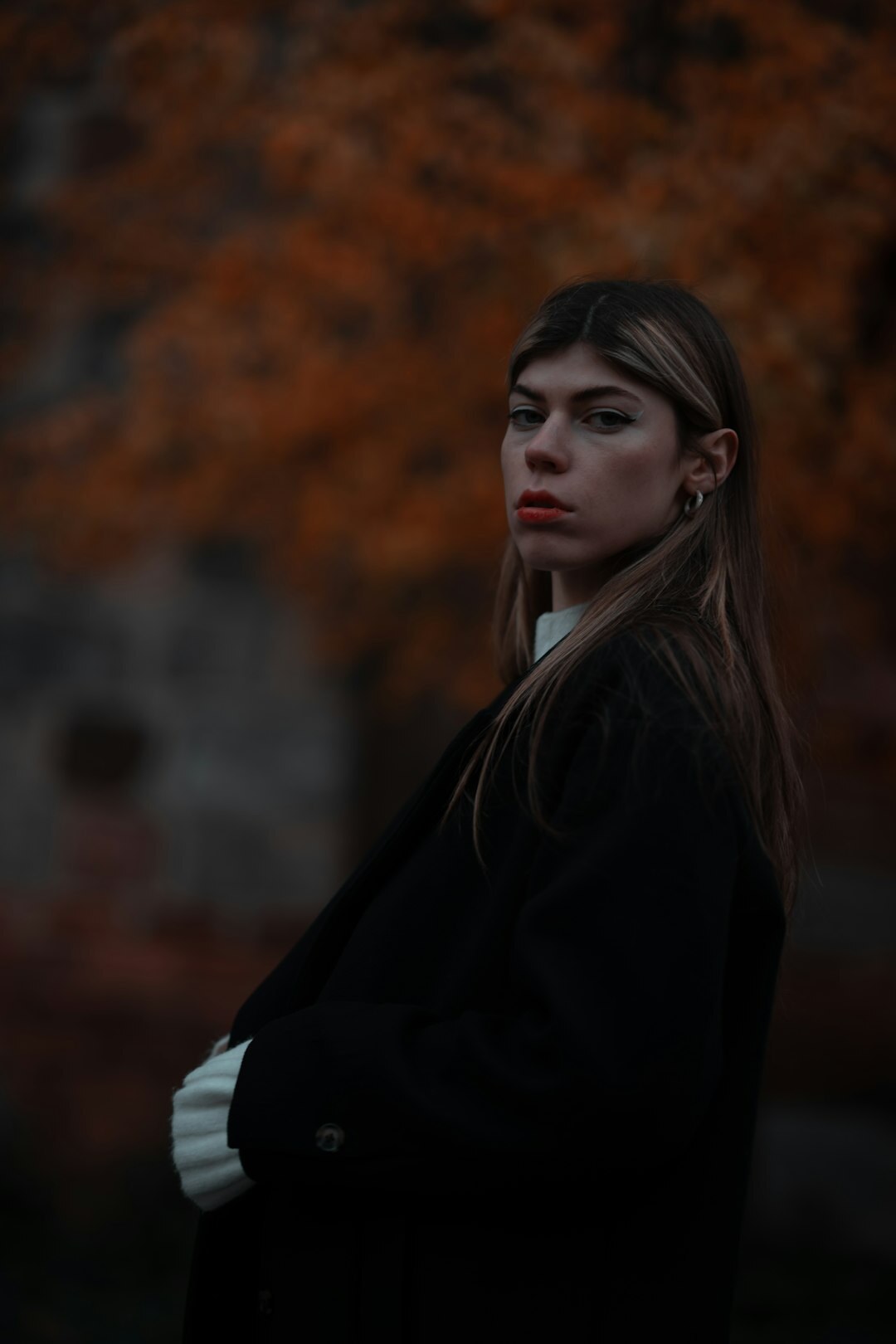 Studio portrait of a Latin American female fashion editor in her 30s